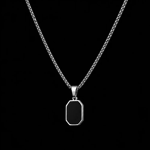 Classic Black Stone Pendant