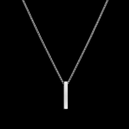 Bar Necklace Silver