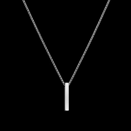 Bar Necklace Silver